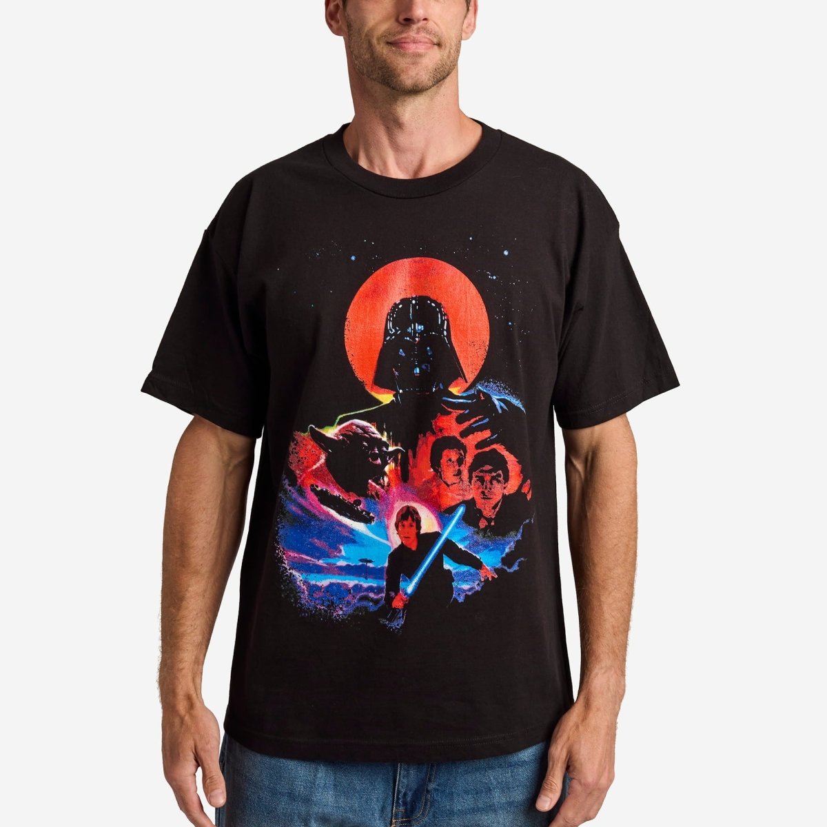 Empire Strikes Back Poster Heavyweight Boxy Tee