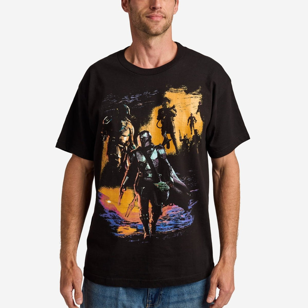 The Mandalorian Collage Heavyweight Boxy Tee