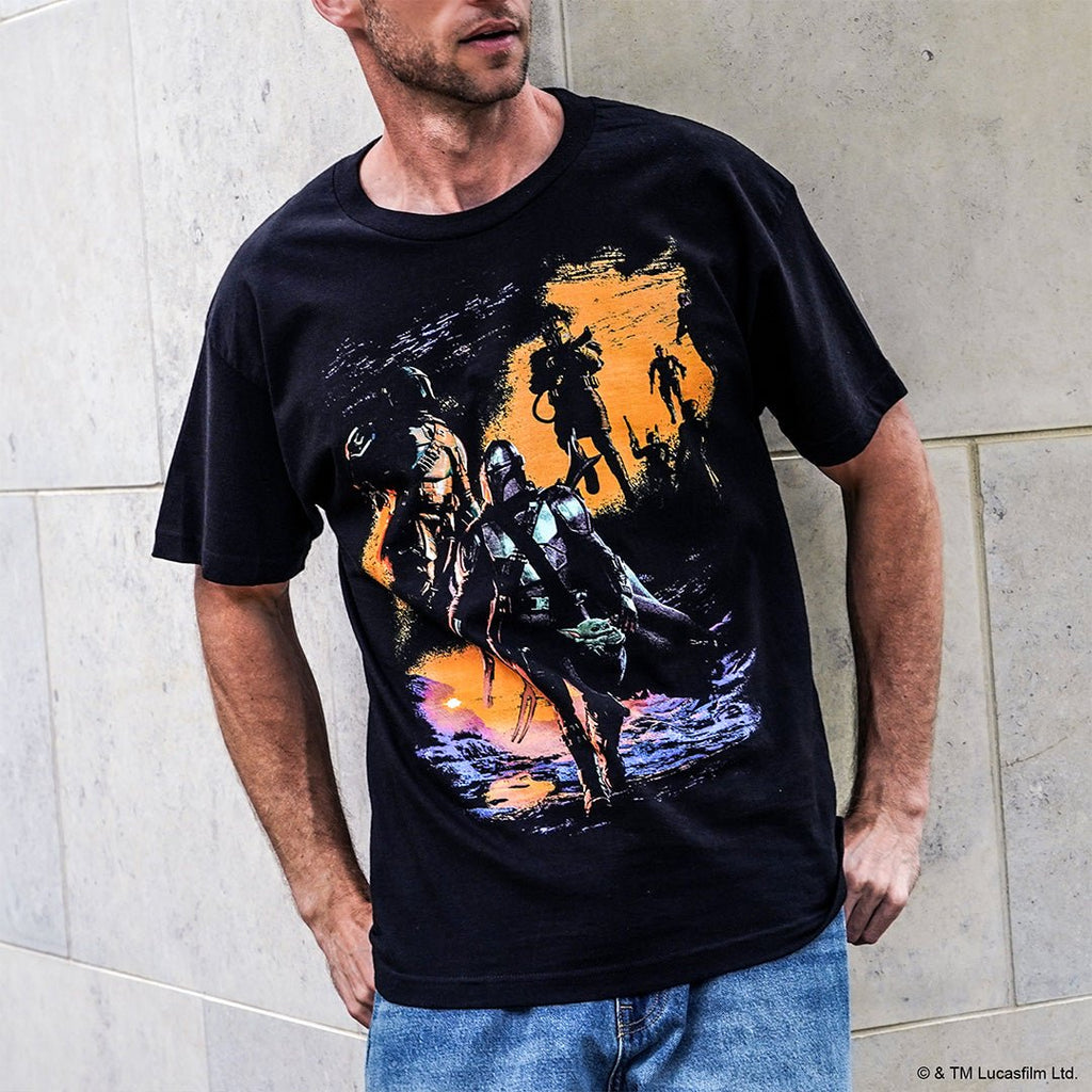The Mandalorian Collage Heavyweight Boxy Tee