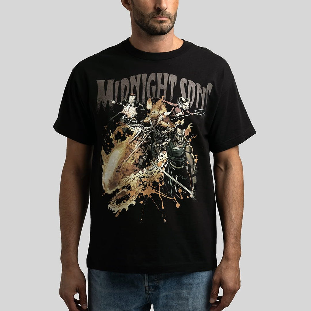 Midnight Sons Breaking Through Heavyweight Boxy Tee