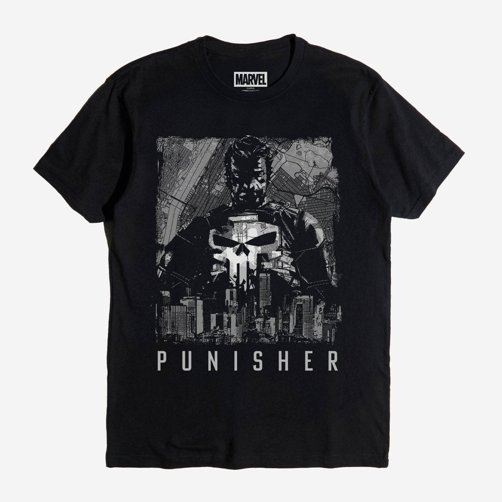 The Punisher NYC Skyline Heavyweight Boxy Tee