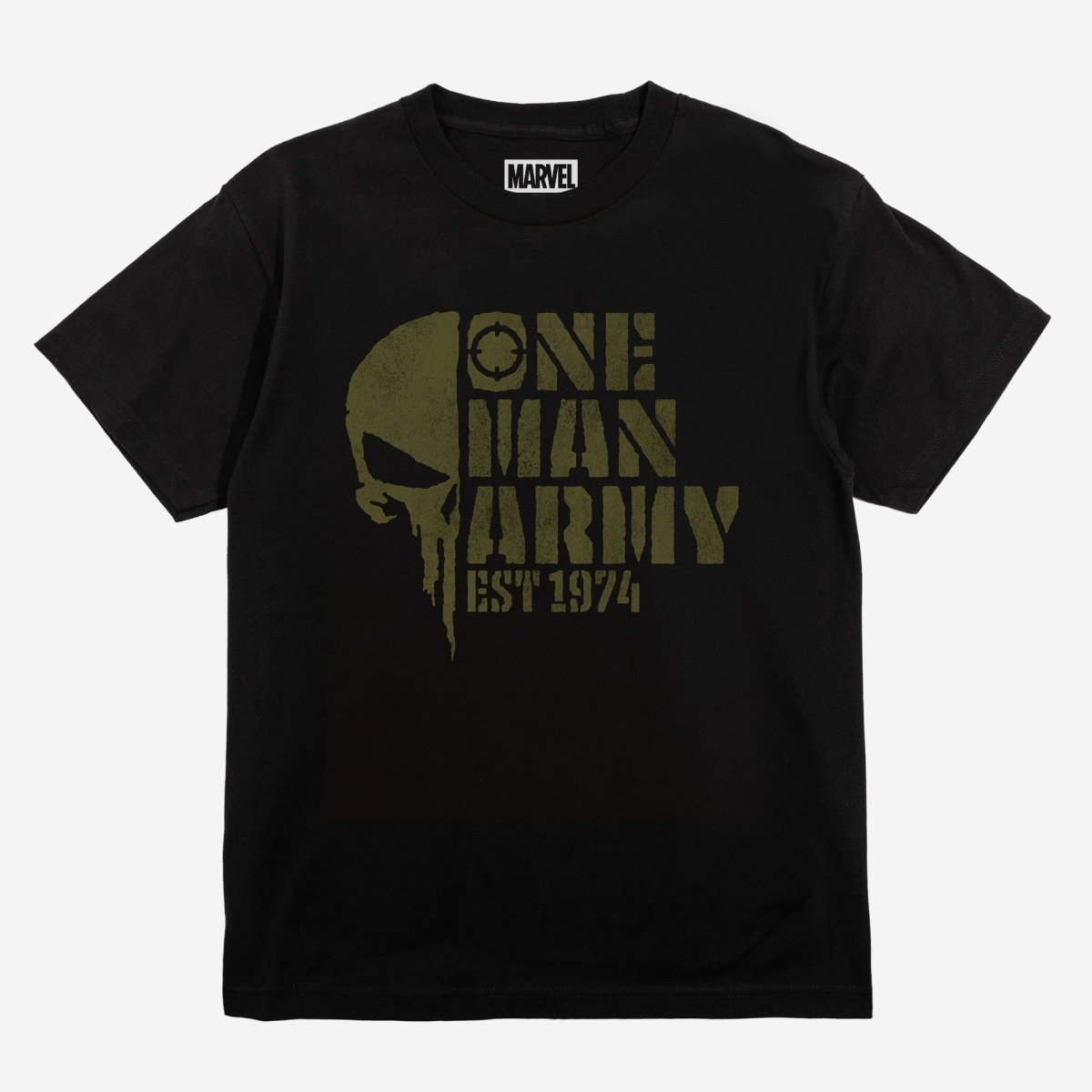 The Punisher One Man Army Heavyweight Boxy Tee