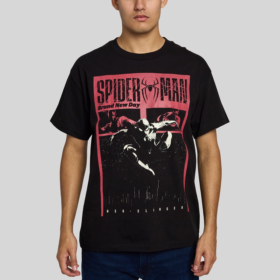 Spider-Man Cover Story Heavyweight Boxy Tee