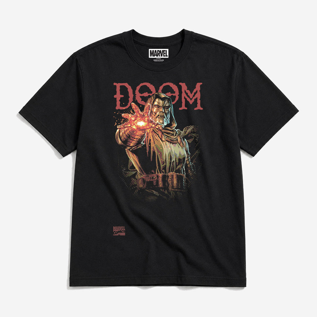 Bad Guys Doctor Doom Heavyweight Boxy Tee