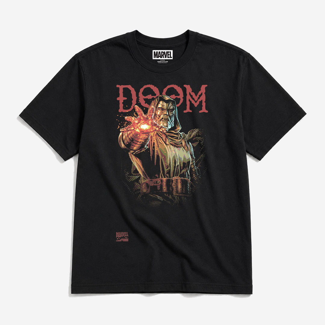 Bad Guys Doctor Doom Heavyweight Boxy Tee