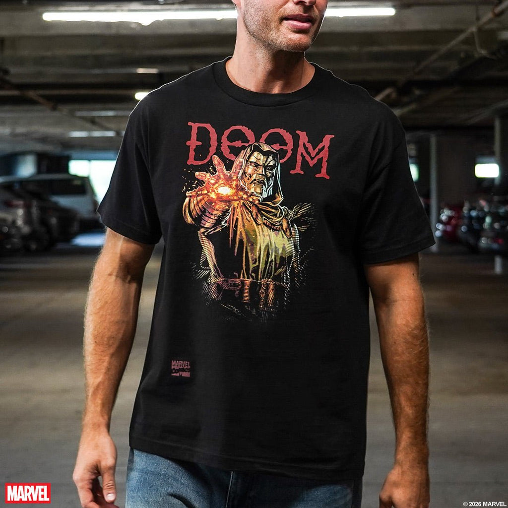 Bad Guys Doctor Doom Heavyweight Boxy Tee