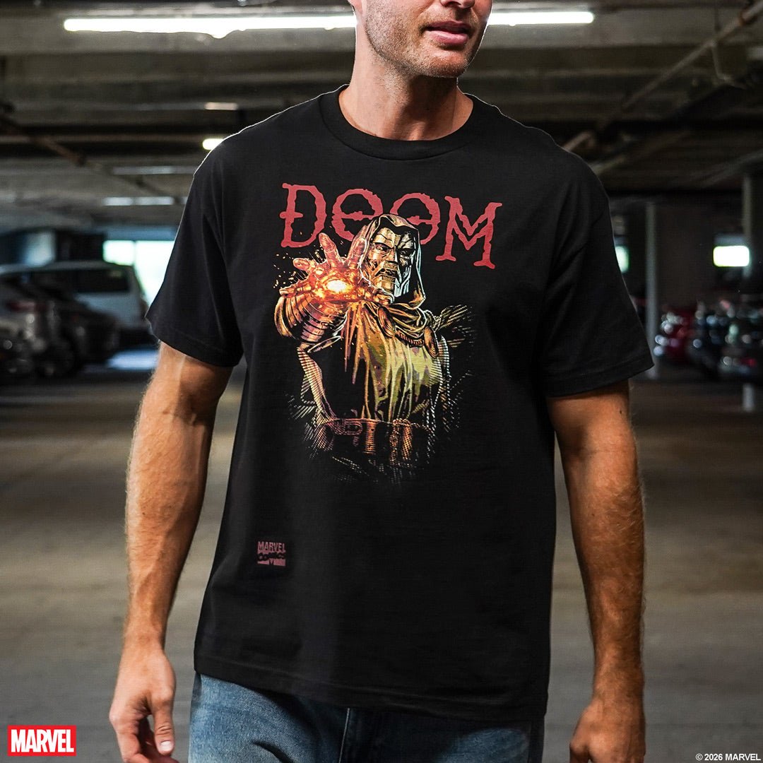 Bad Guys Doctor Doom Heavyweight Boxy Tee