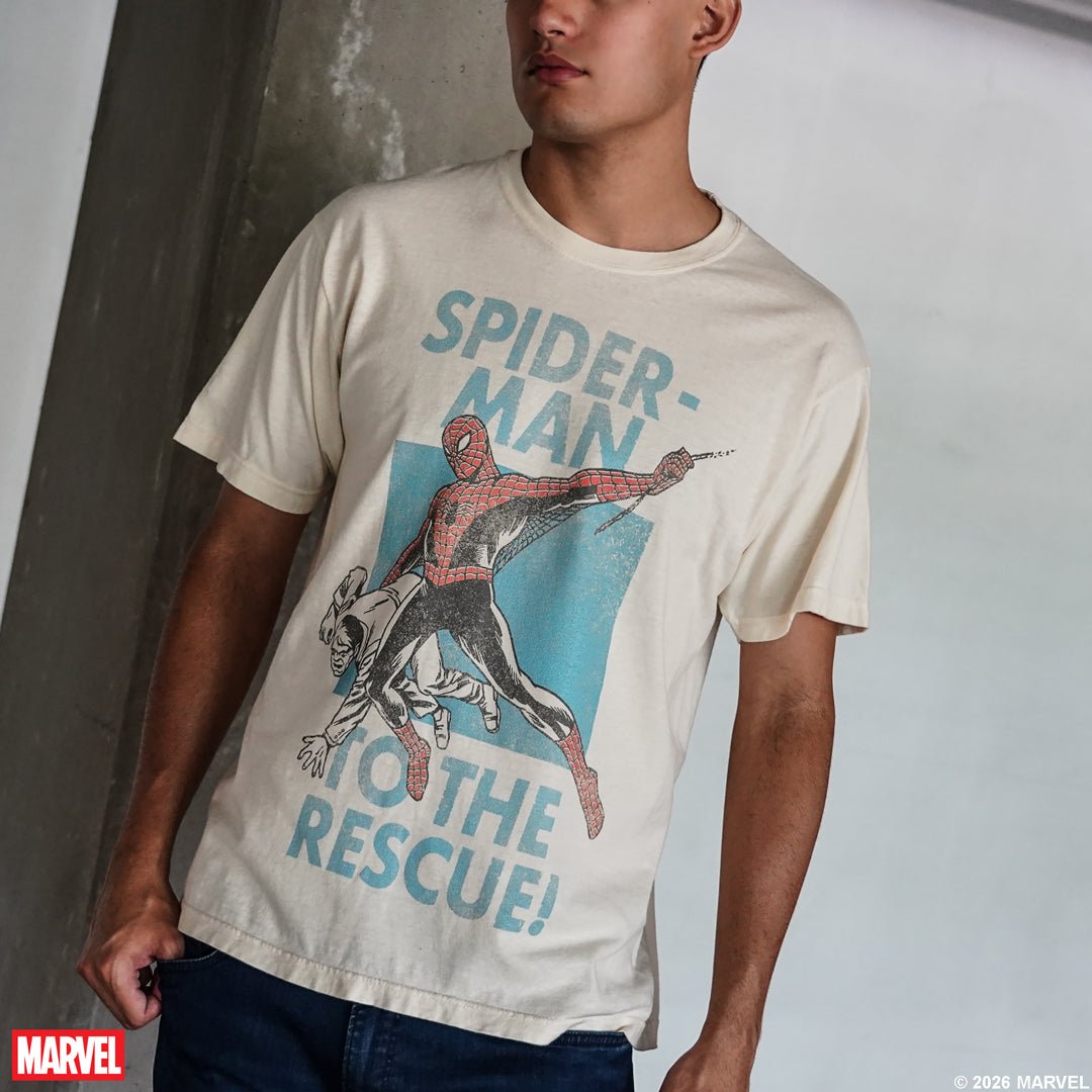 Spider-Man News Ads Vintage Soft Tee