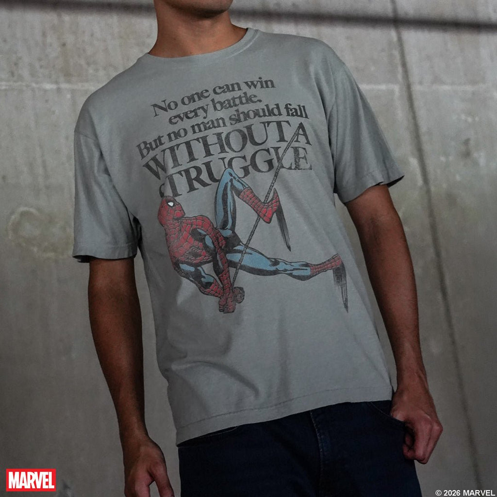 Spider-Man Wall Crawl Vintage Soft Tee