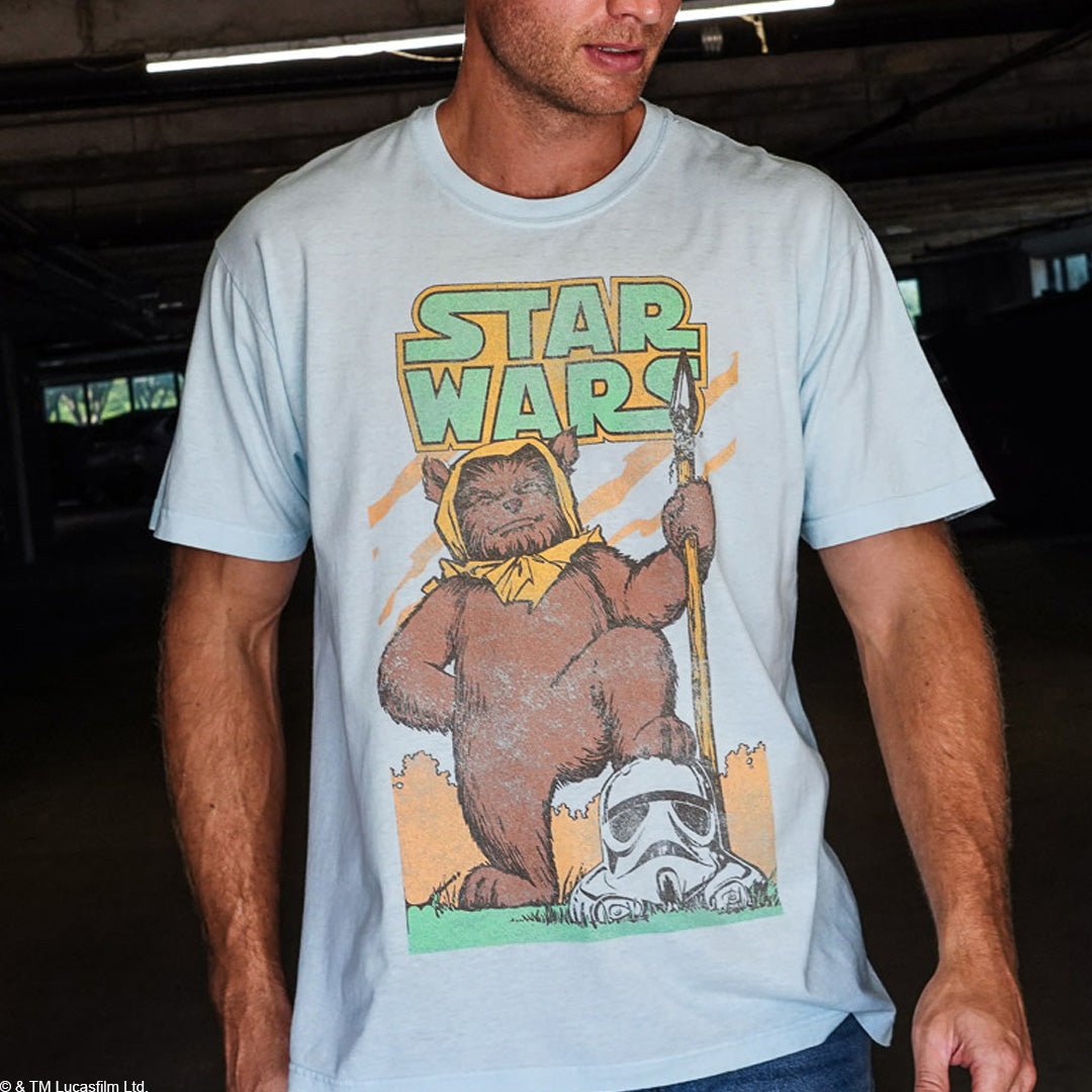 Ewoks A Caravan of Carnage Vintage Soft Tee