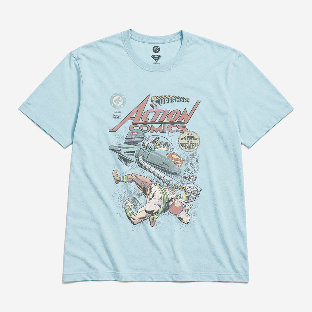 Superman #481 Supermobile Vintage Soft Tee