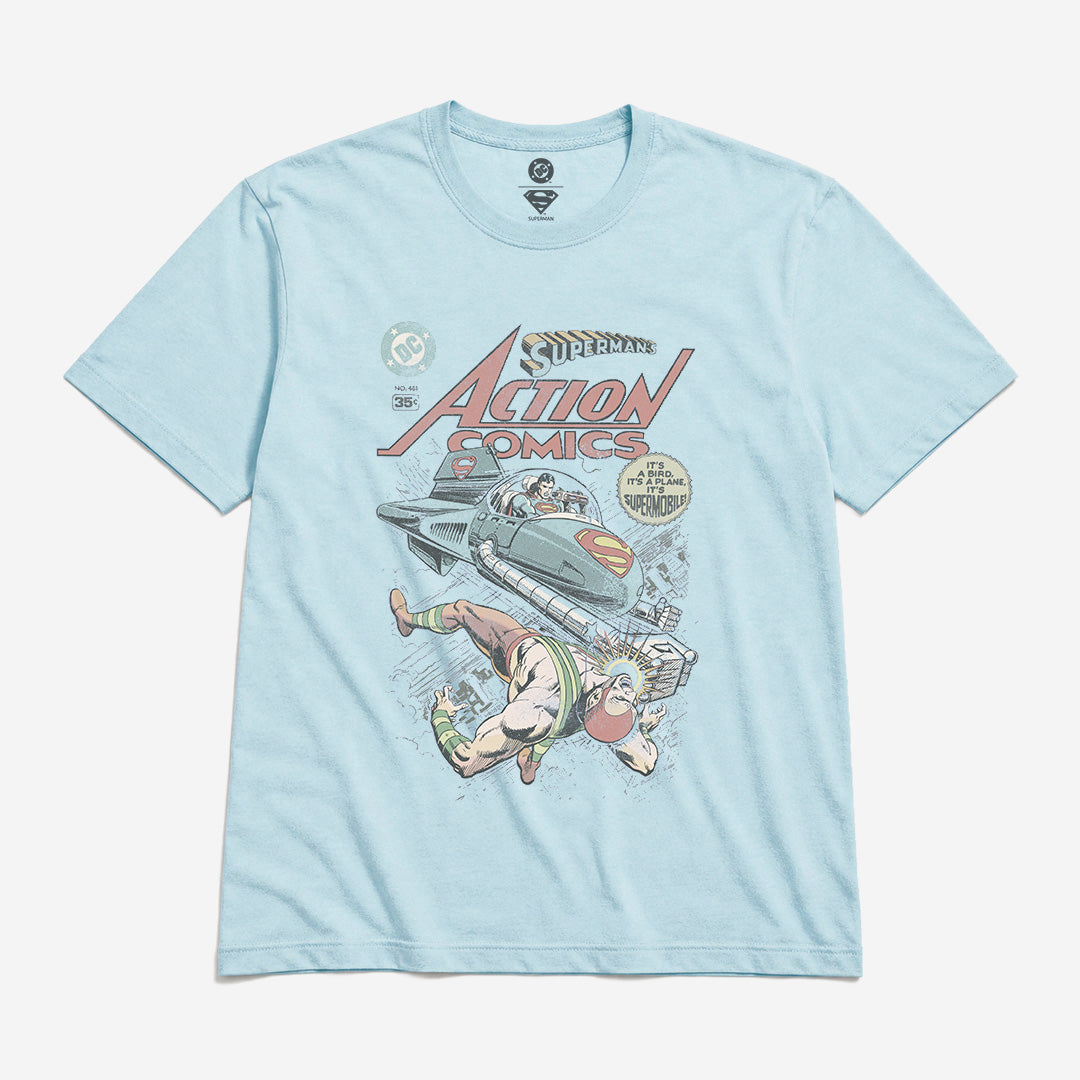 Superman #481 Supermobile Vintage Soft Tee