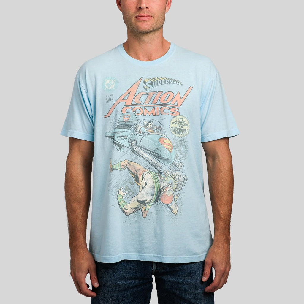 Superman #481 Supermobile Vintage Soft Tee