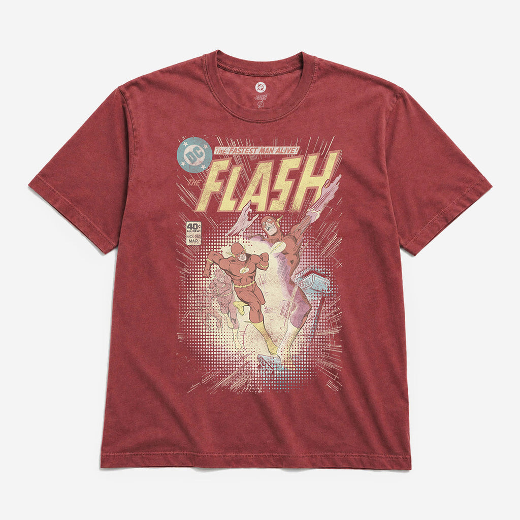 The Flash Fastest Man Alive Vintage Soft Tee