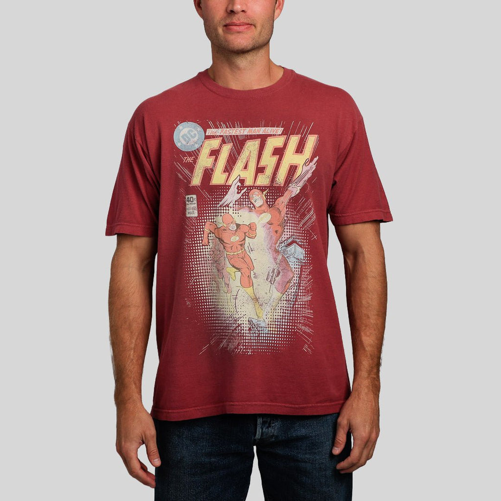 The Flash Fastest Man Alive Vintage Soft Tee