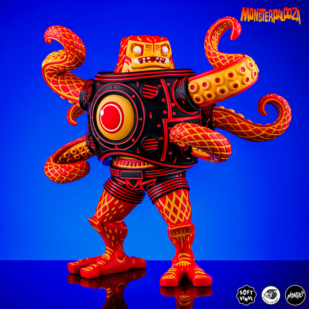 Attack Peter's Takoro Designer Vinyl Figure - Heat Wave Variant - Mondo Exclusive