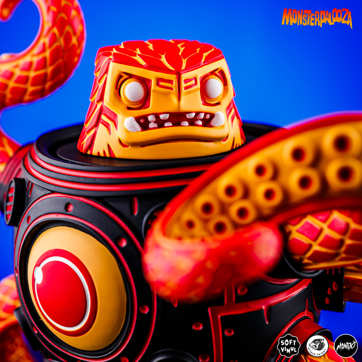 Attack Peter's Takoro Designer Vinyl Figure - Heat Wave Variant - Mondo Exclusive