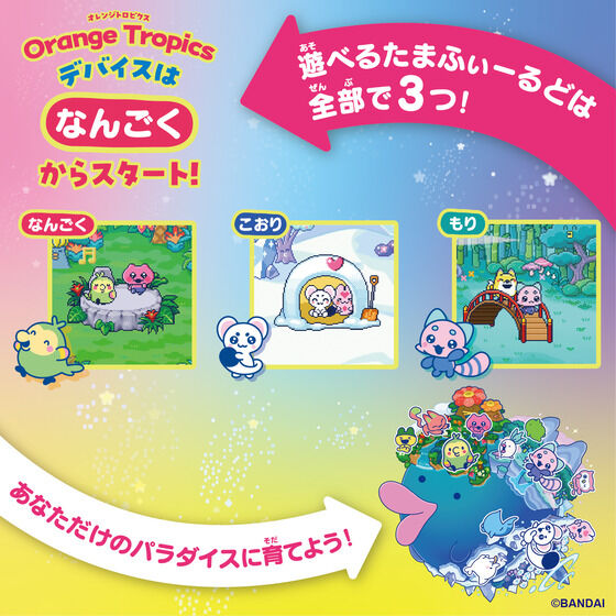 Tamagotchi Paradise Premium Set - Orange Tropics [Pre-Order Jul 2026]