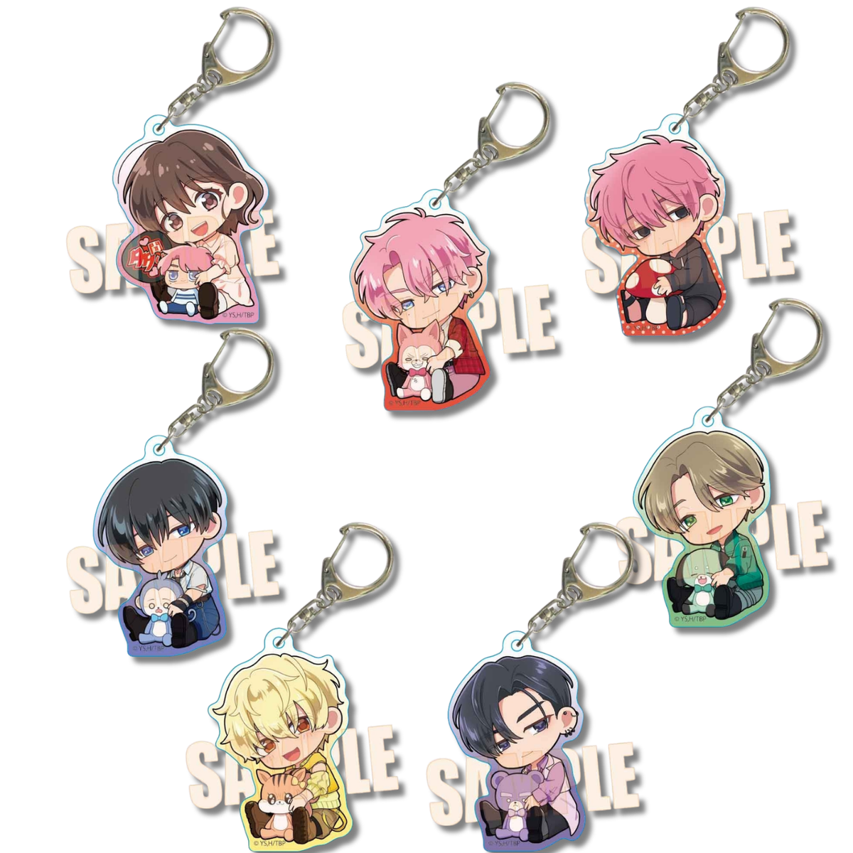 Tamon’s B‑Side Gyugyutto - Acrylic Keychain (7 Types) [Pre-Order Sep 2026]