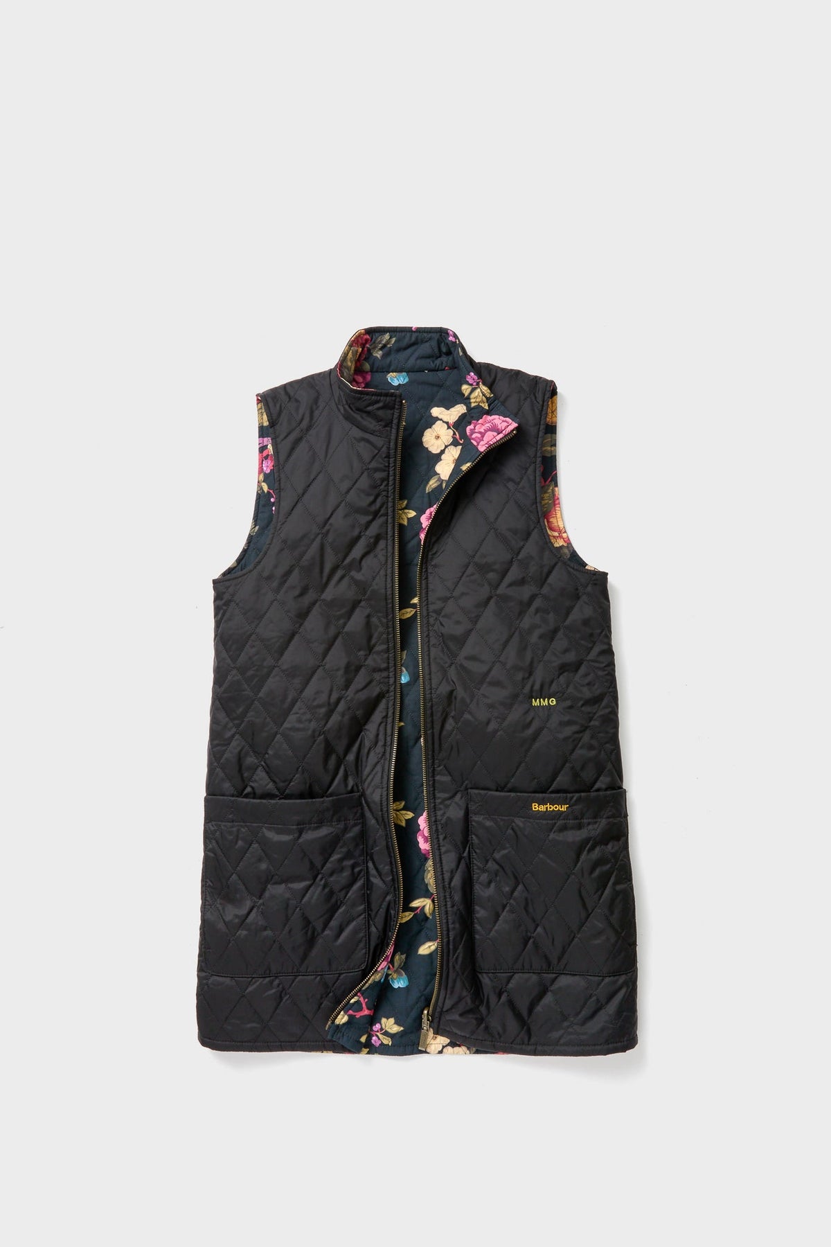 Black Barbour x Tuckernuck Reversible Paisley Vest