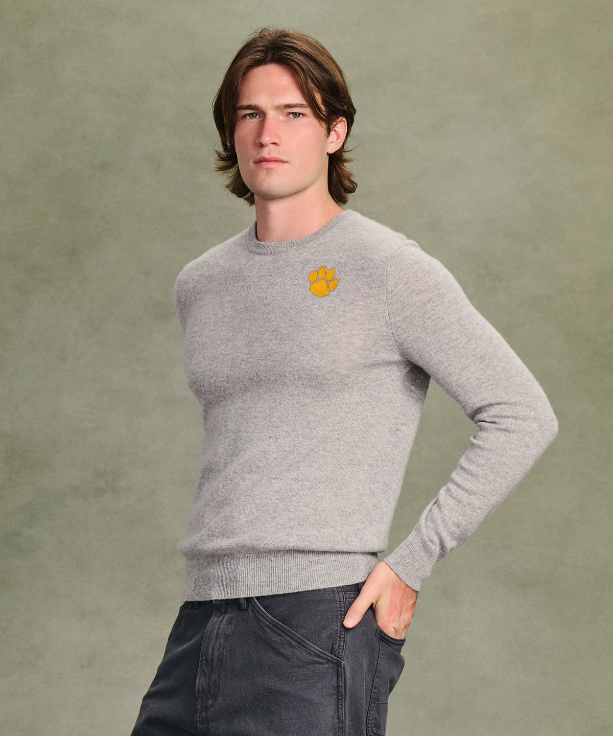 Men's Clemson University Cashmere Sweater