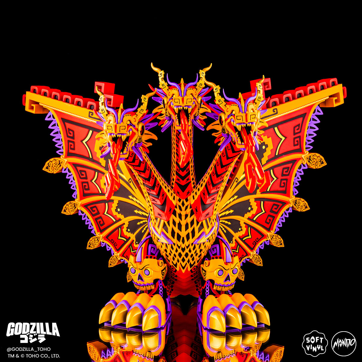King Ghidorah - Vinyl Designer Figure by Urban Aztec - Monster Zero Variant