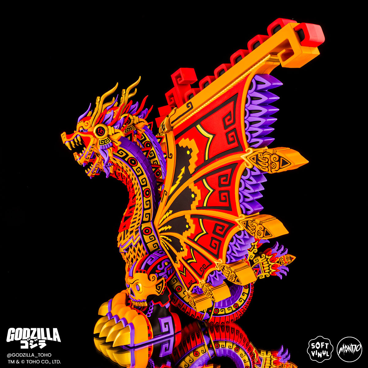 King Ghidorah - Vinyl Designer Figure by Urban Aztec - Monster Zero Variant