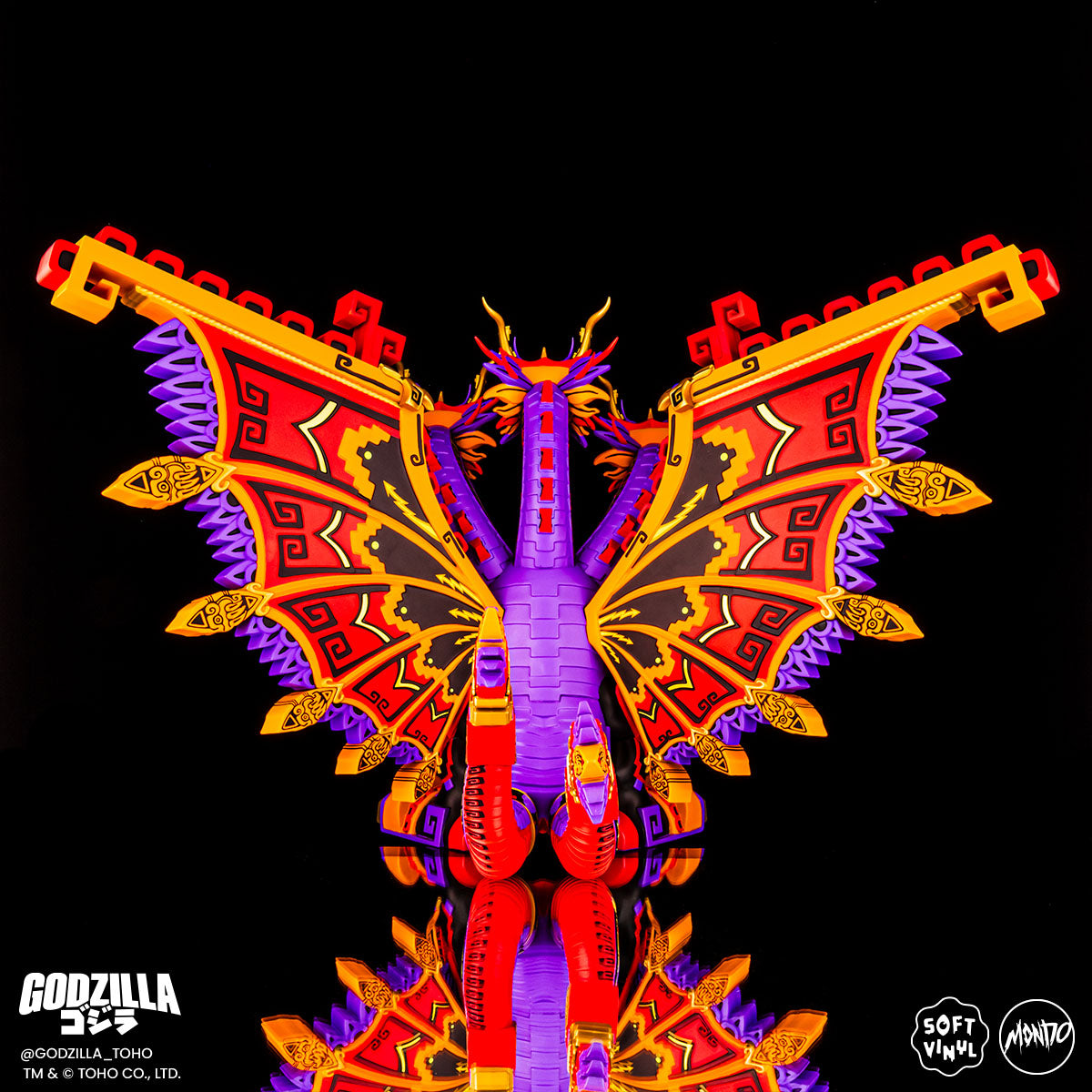King Ghidorah - Vinyl Designer Figure by Urban Aztec - Monster Zero Variant