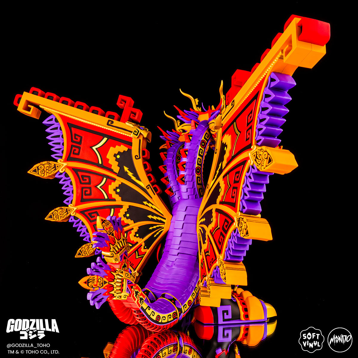 King Ghidorah - Vinyl Designer Figure by Urban Aztec - Monster Zero Variant