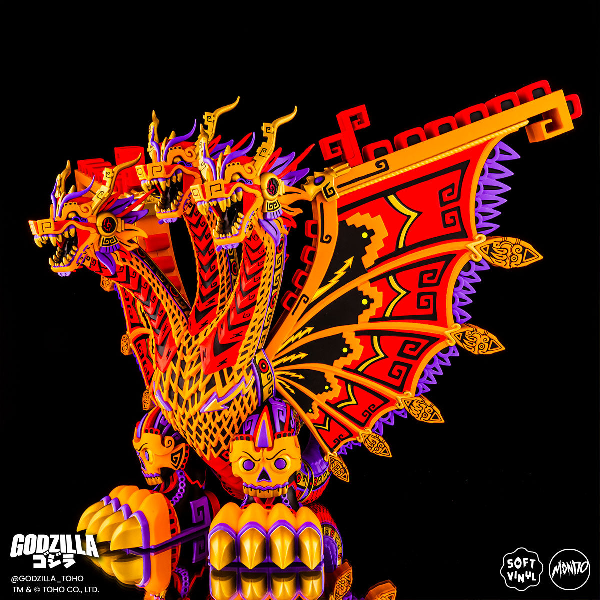 King Ghidorah - Vinyl Designer Figure by Urban Aztec - Monster Zero Variant