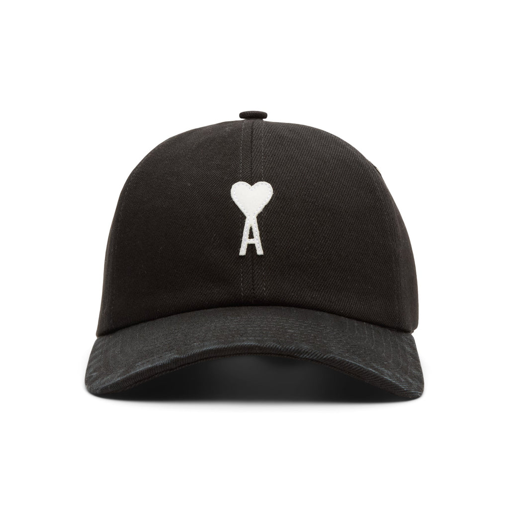 AMI Paris AMI De Couer Felt Cap (Noir)