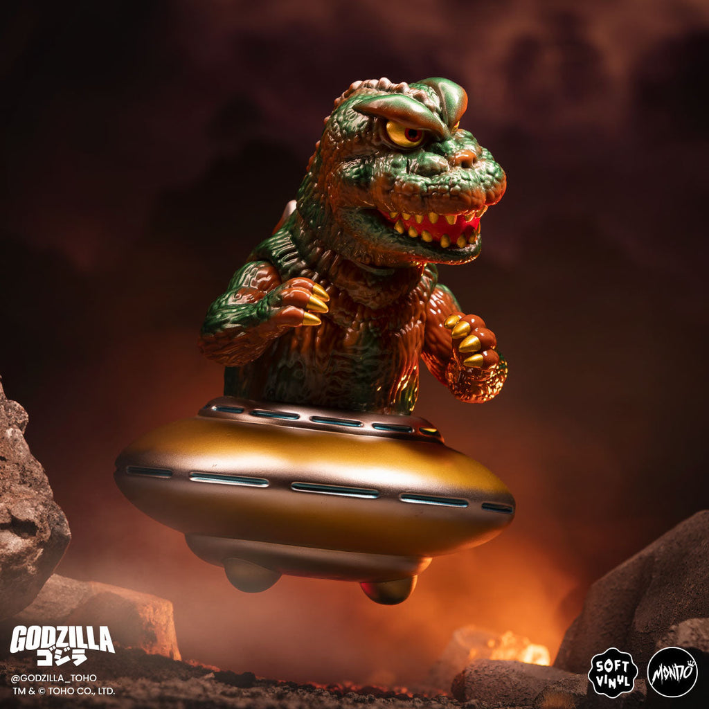 Godzilla UFO - Vinyl Designer Figure by Octeel - Invasion of the Astro-Monster Variant