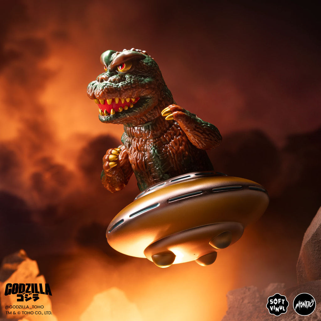 Godzilla UFO - Vinyl Designer Figure by Octeel - Invasion of the Astro-Monster Variant