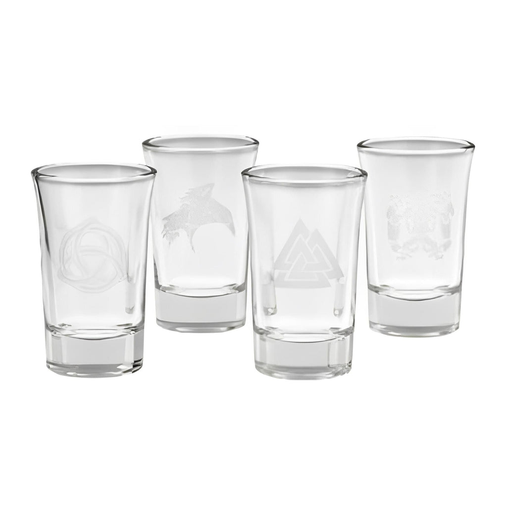 Viking Set of 4 Shot Glasses