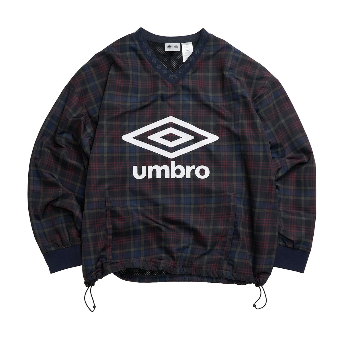 WSS Athletic x Umbro Vneck Plaid Windbreaker - Mens