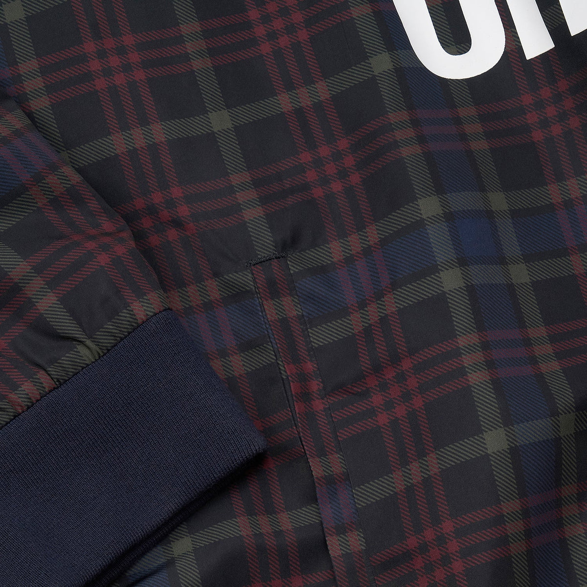 WSS Athletic x Umbro Vneck Plaid Windbreaker - Mens