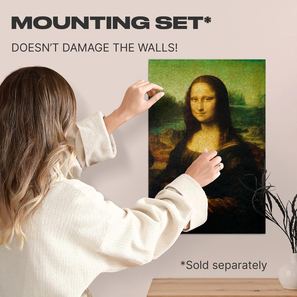 Mona Lisa 1000 Piece Wooden Jigsaw Puzzle