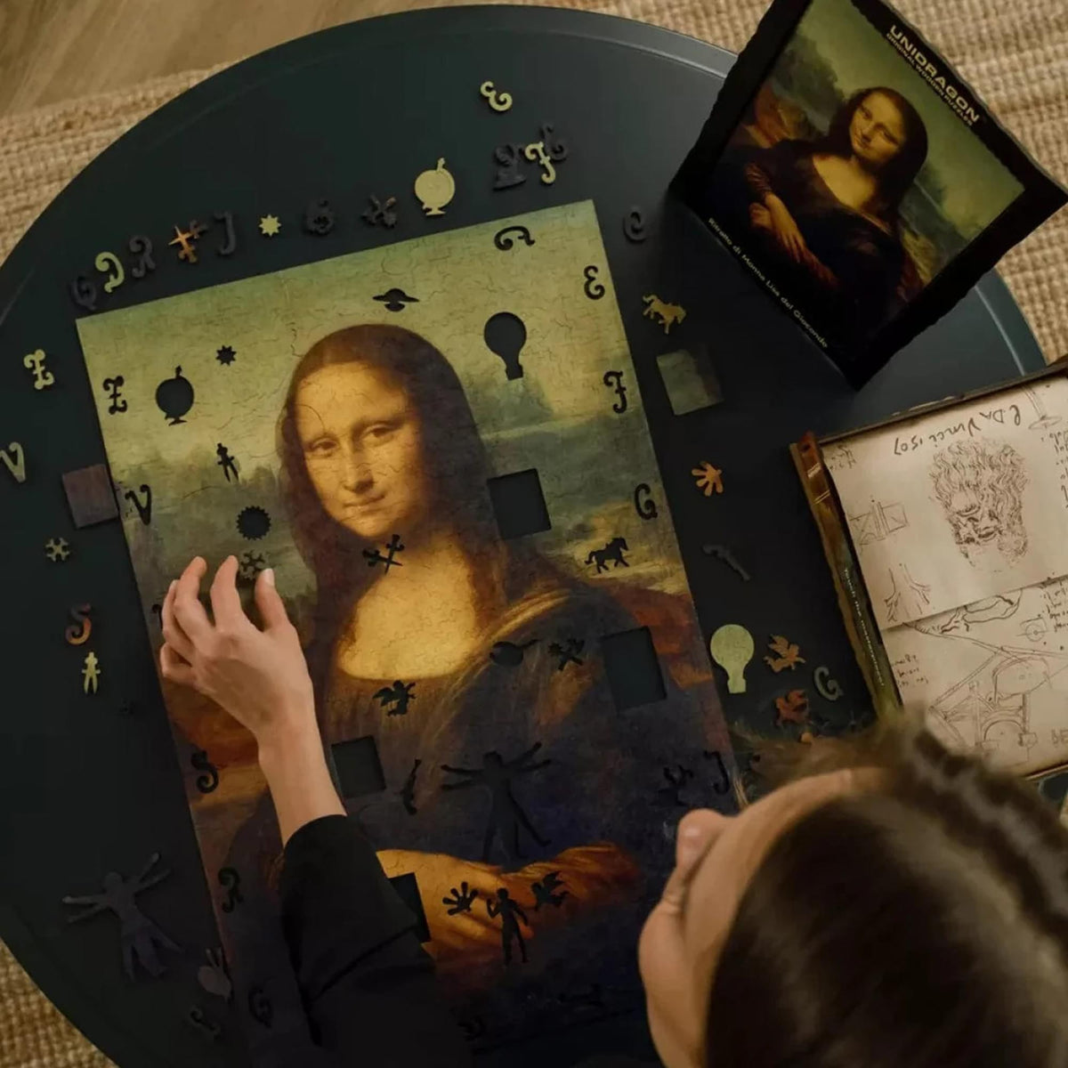 Mona Lisa 1000 Piece Wooden Jigsaw Puzzle