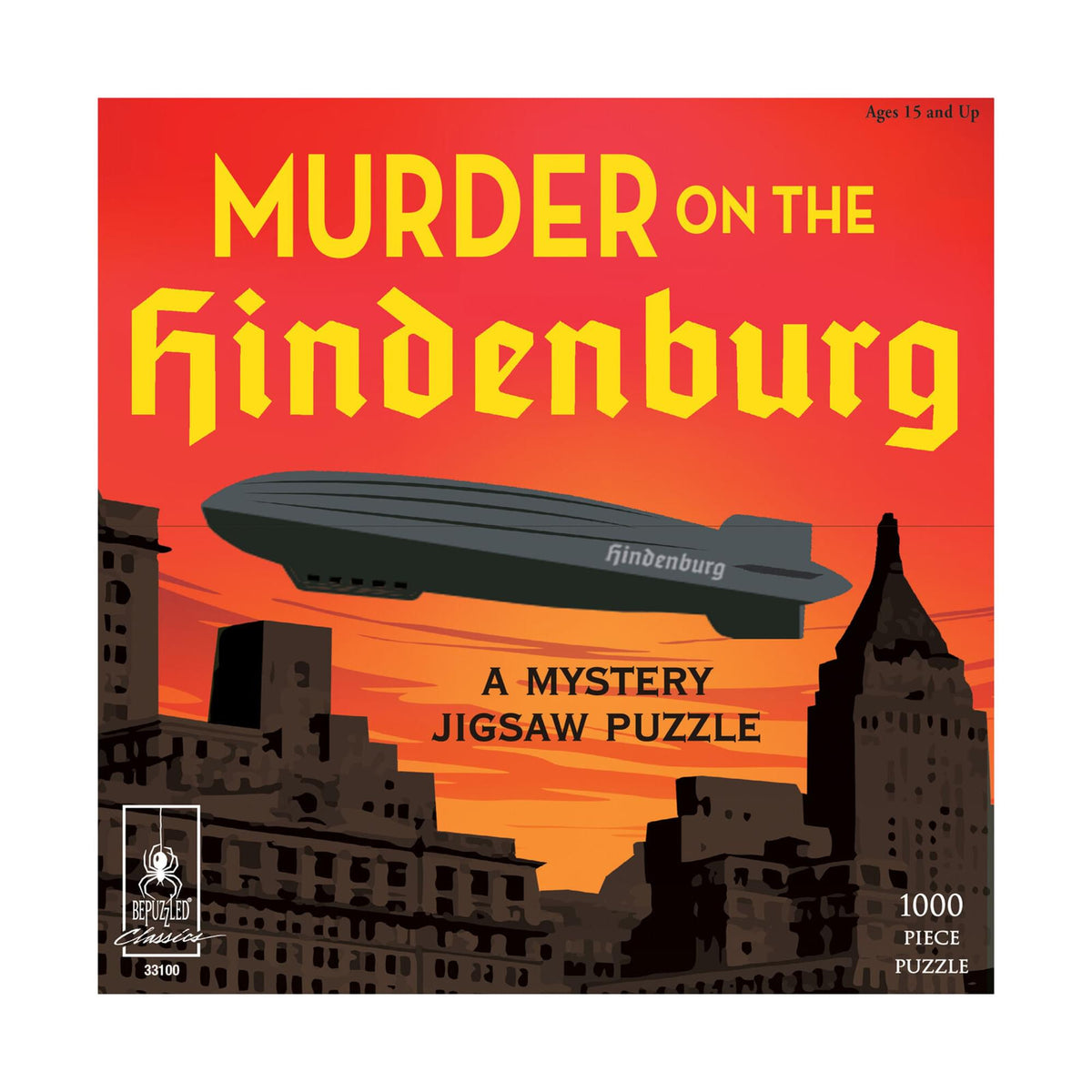 Murder on the Hindenburg 100 Piece Mystery Jigsaw Puzzle
