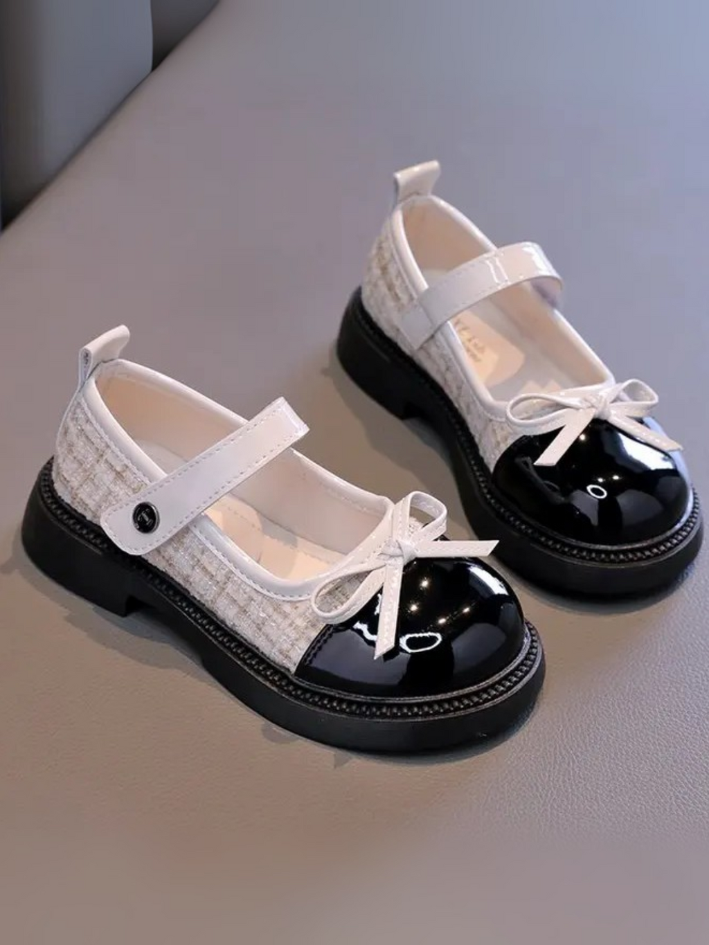 Bow & Charm Patent Mary Jane Shoes
