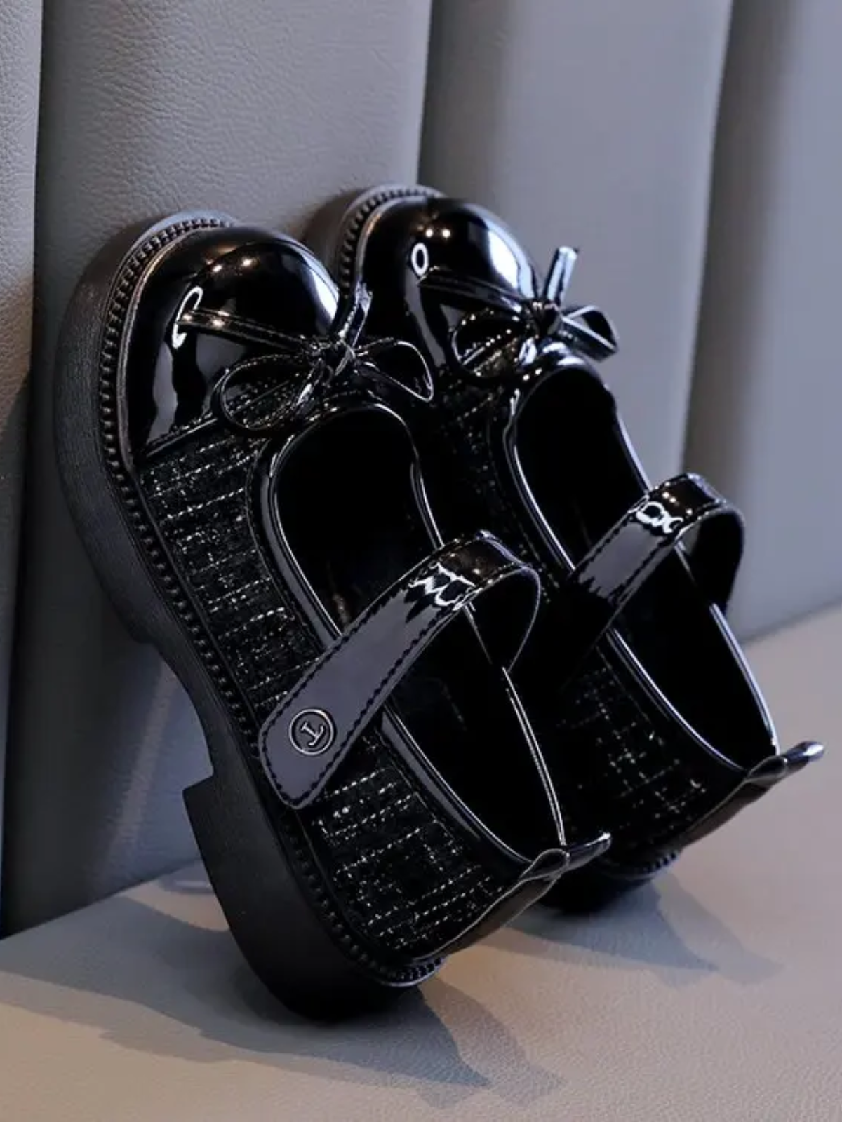 Bow & Charm Patent Mary Jane Shoes