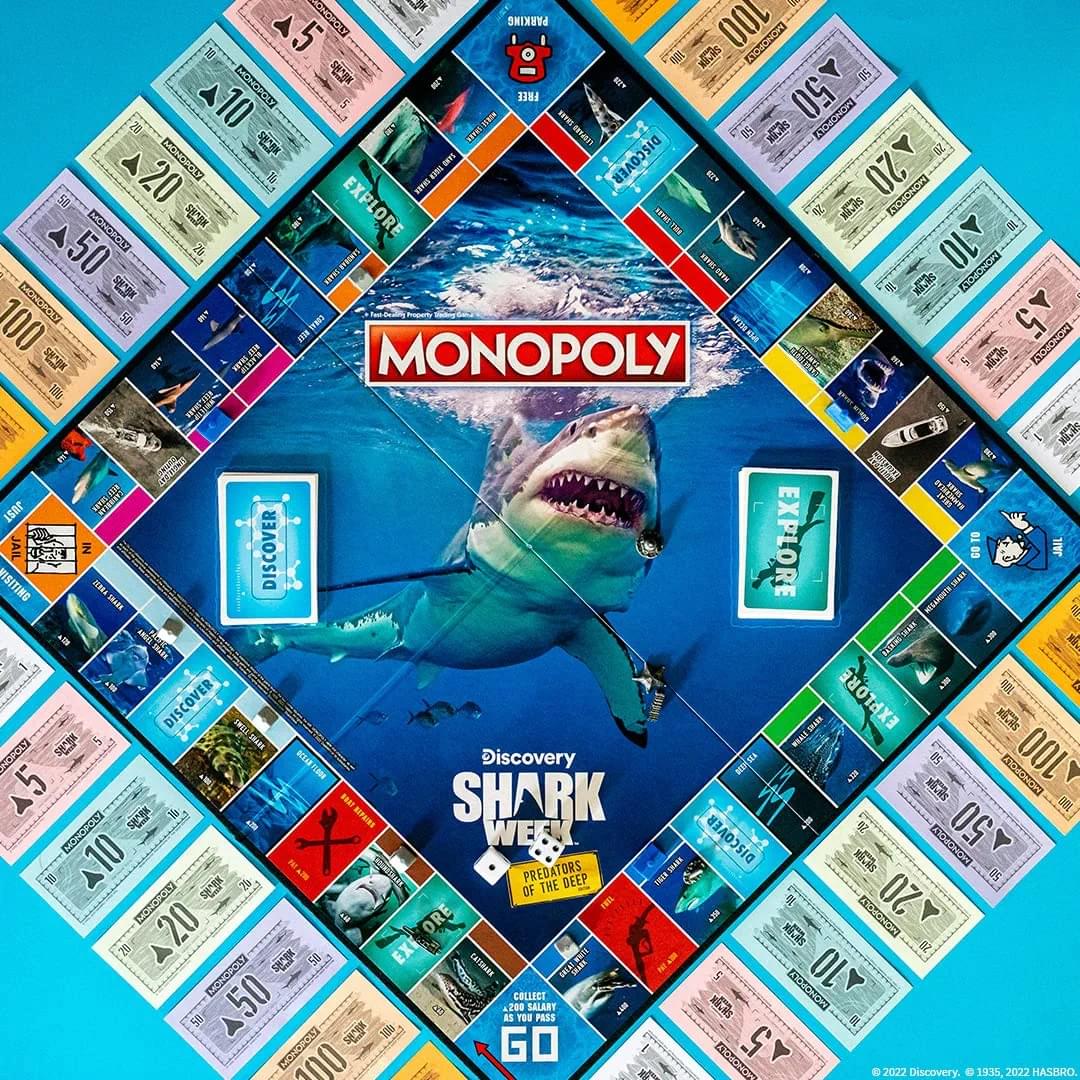 Shark Week Monopoly Board Game