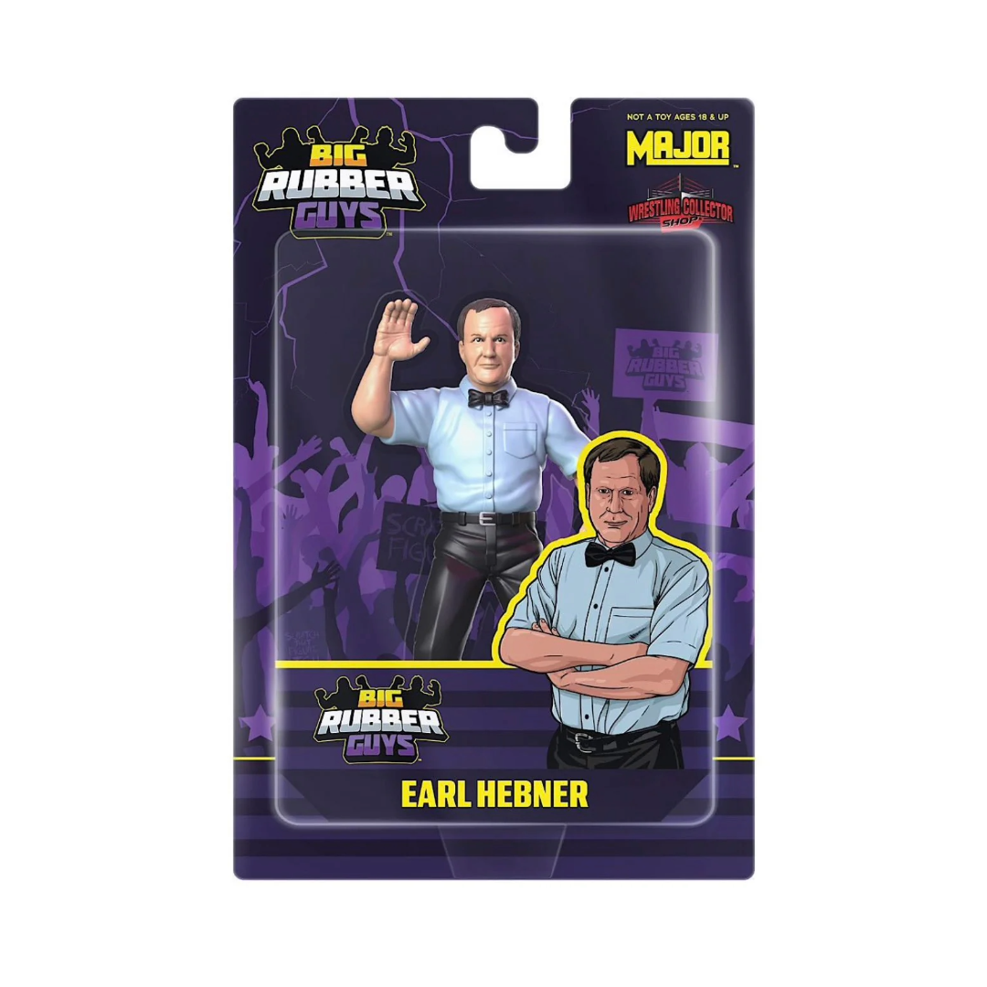 Earl Hebner Referee (Big Rubber Guys, Major Wrestling Figure Podcast)