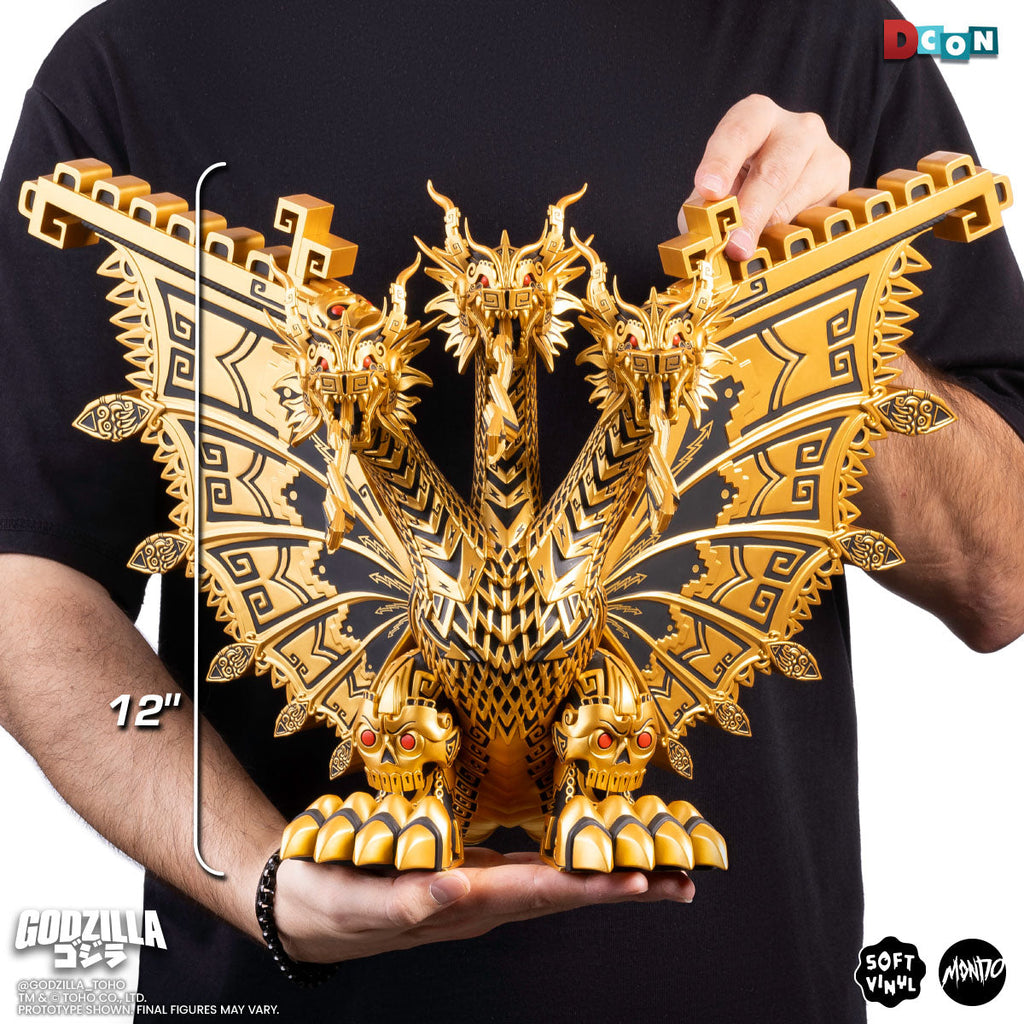 King Ghidorah - Vinyl Designer Figure by Urban Aztec - Golden Dragon Variant