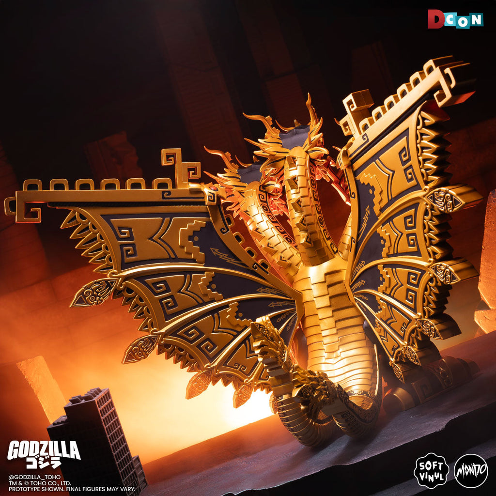 King Ghidorah - Vinyl Designer Figure by Urban Aztec - Golden Dragon Variant