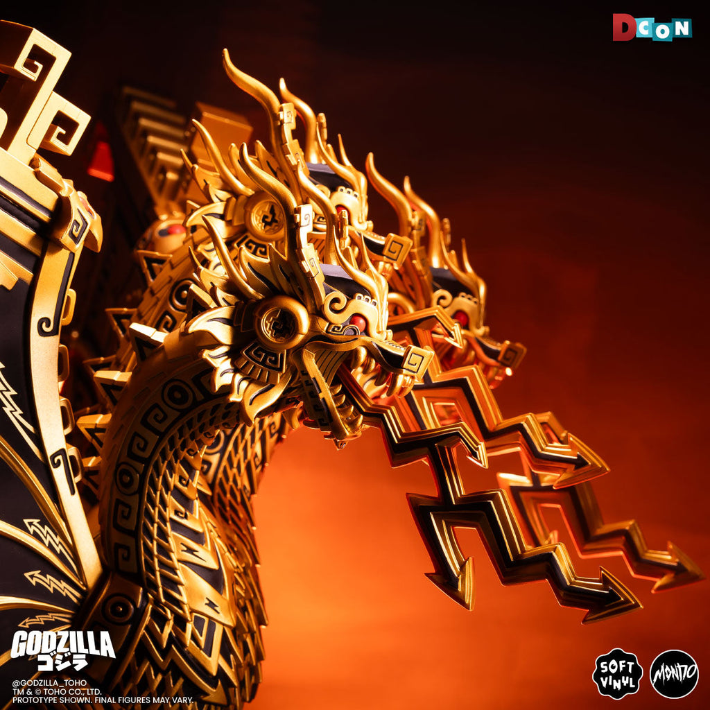 King Ghidorah - Vinyl Designer Figure by Urban Aztec - Golden Dragon Variant