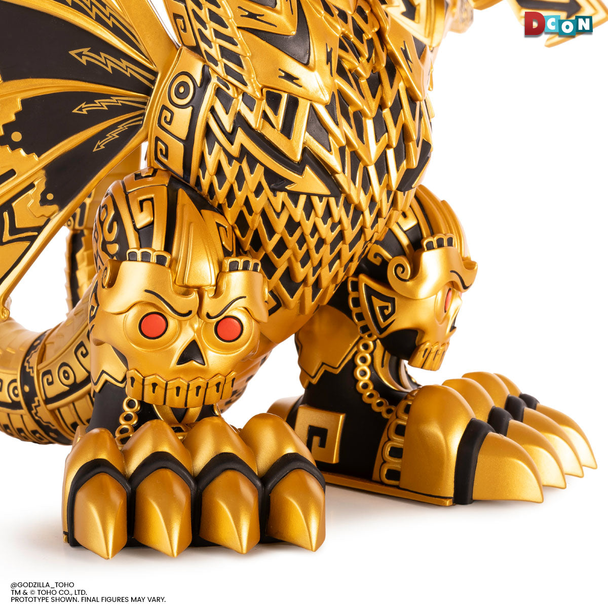 King Ghidorah - Vinyl Designer Figure by Urban Aztec - Golden Dragon Variant