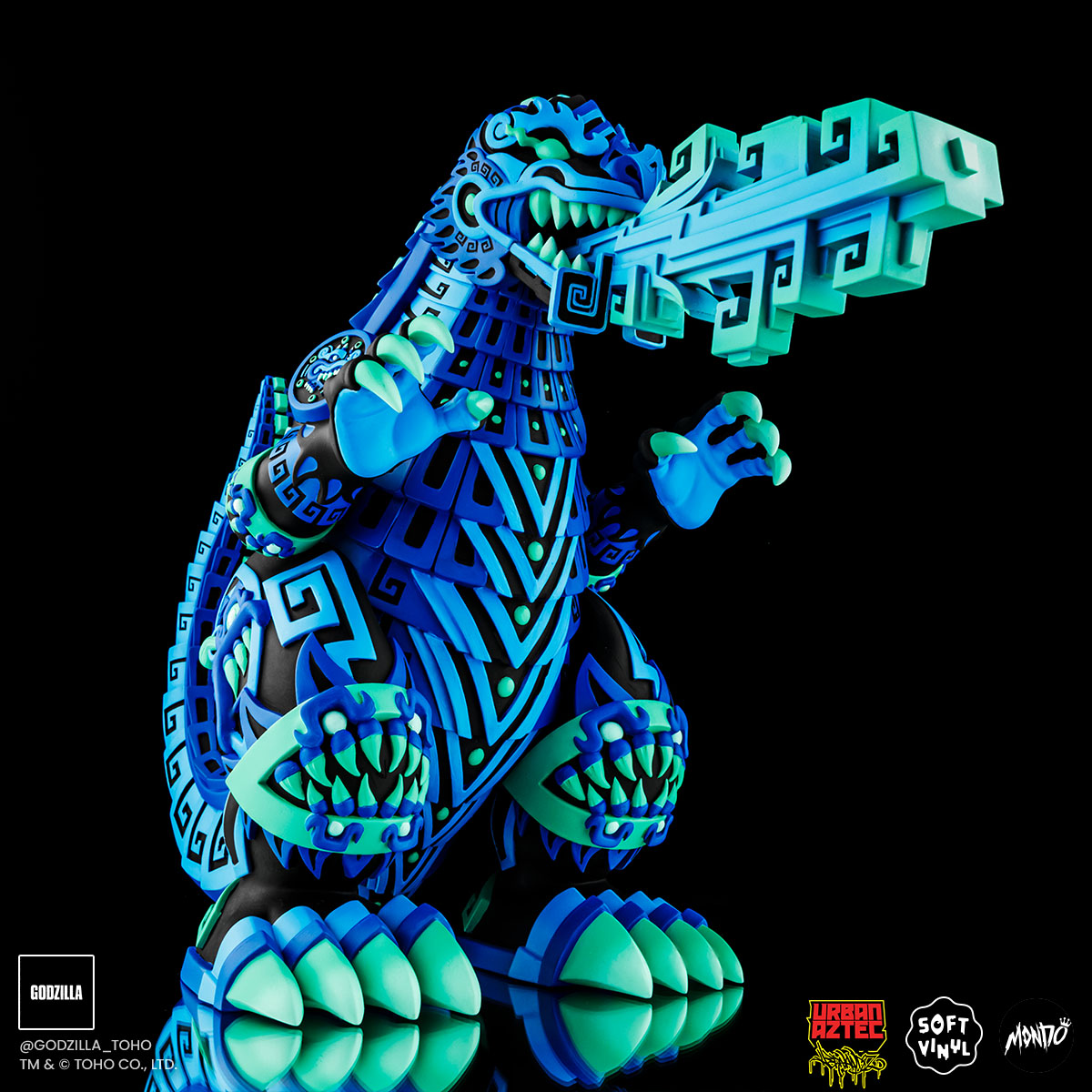 Godzilla - Vinyl Designer Figure by Urban Aztec - Heat Ray Variant Timed Edition