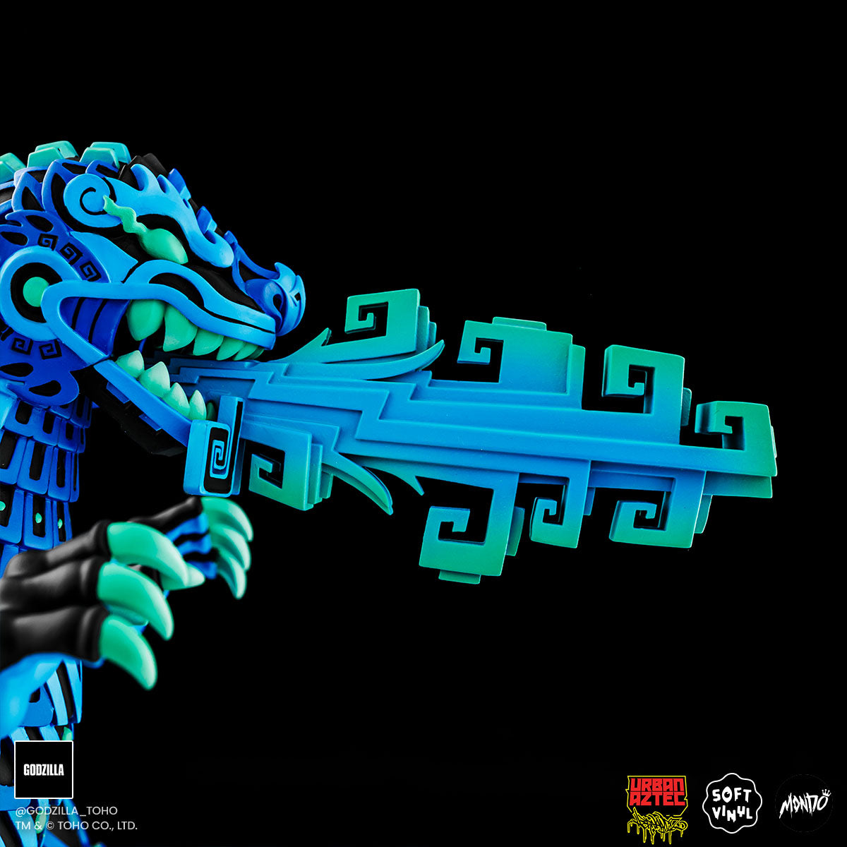 Godzilla - Vinyl Designer Figure by Urban Aztec - Heat Ray Variant Timed Edition
