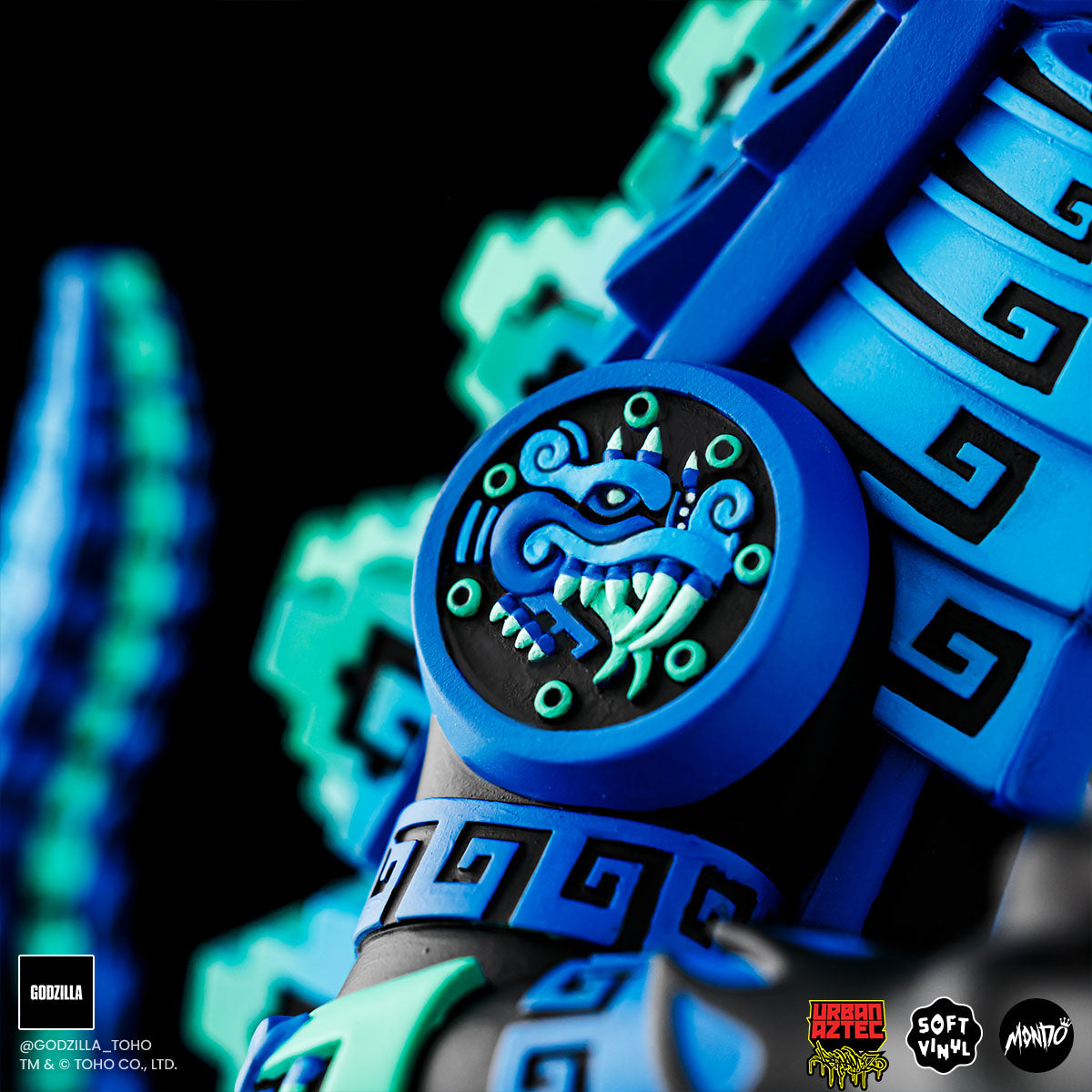 Godzilla - Vinyl Designer Figure by Urban Aztec - Heat Ray Variant Timed Edition